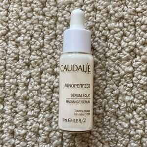 Caudalie Vinoperfect Radiance Serum Vial 0.33 fl oz Mini Size 60% Full